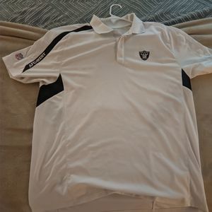 NFL raiders Reebok Polo shirt XXL